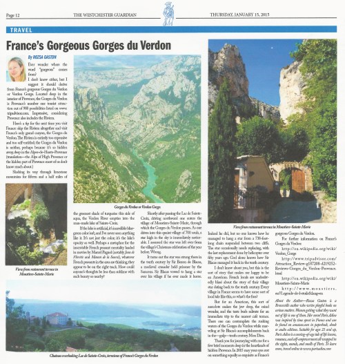 France's Gorgeous Gorges du Verdon Jan. 15, 2015